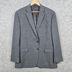 Lauren‎ Ralph Lauren Men's Blazer Gray Size 42R Wool 2-Button Single Vented